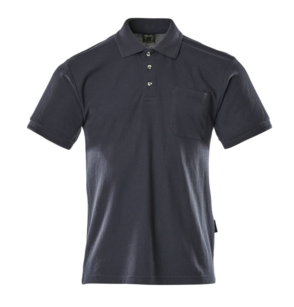 Mascot CROSSOVER Borneo Polo Shirt with chest pocket 00783 navy