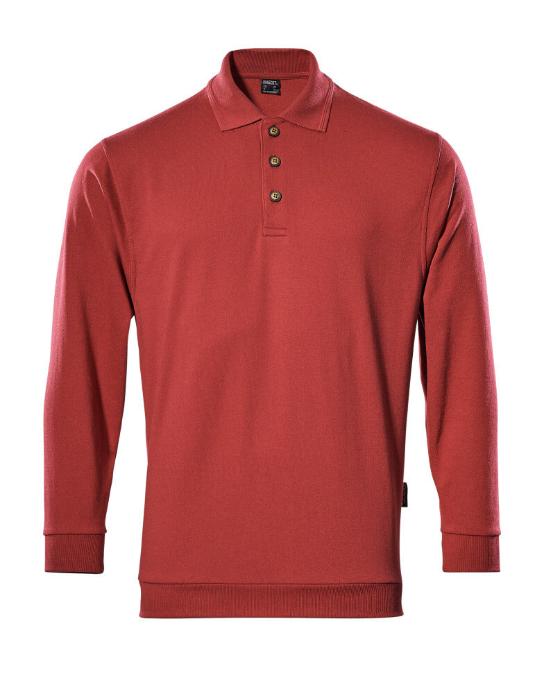 Mascot CROSSOVER  Trinidad Polo Sweatshirt 00785 red