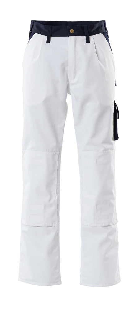 Mascot IMAGE Torino Trousers with kneepad pockets 00979 white/navy