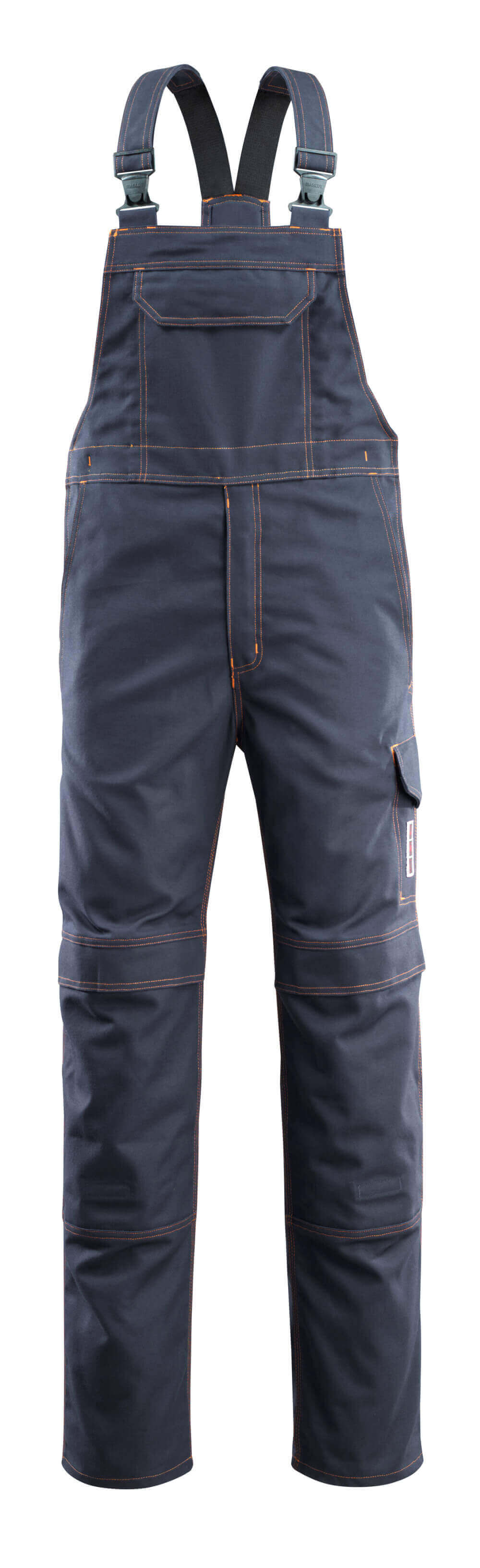 Mascot MULTISAFE Freibourg Bib & Brace with kneepad pockets 06669 dark navy