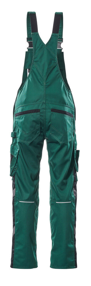 Mascot UNIQUE Augsburg Bib & Brace with kneepad pockets 12169 green/black