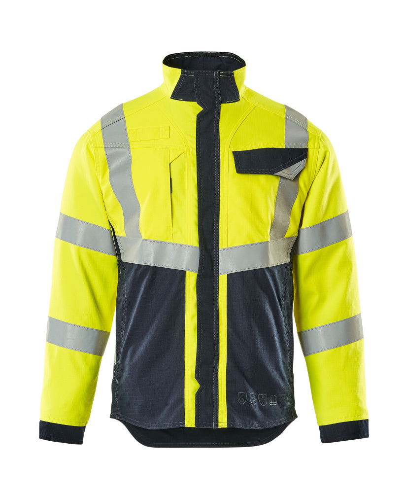 Mascot MULTISAFE Biel Jacket 13809 hi-vis yellow/dark navy