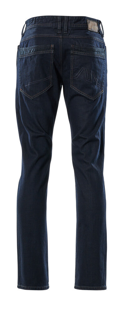 Mascot FRONTLINE Manhattan Jeans 15379 washed dark blue denim