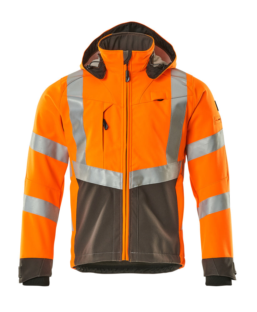 Mascot SAFE SUPREME Blackpool Softshell Jacket 15502 hi-vis orange/dark anthracite
