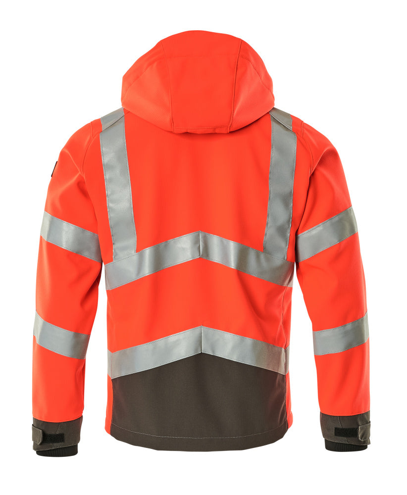Mascot SAFE SUPREME Blackpool Softshell Jacket 15502 hi-vis red/dark anthracite