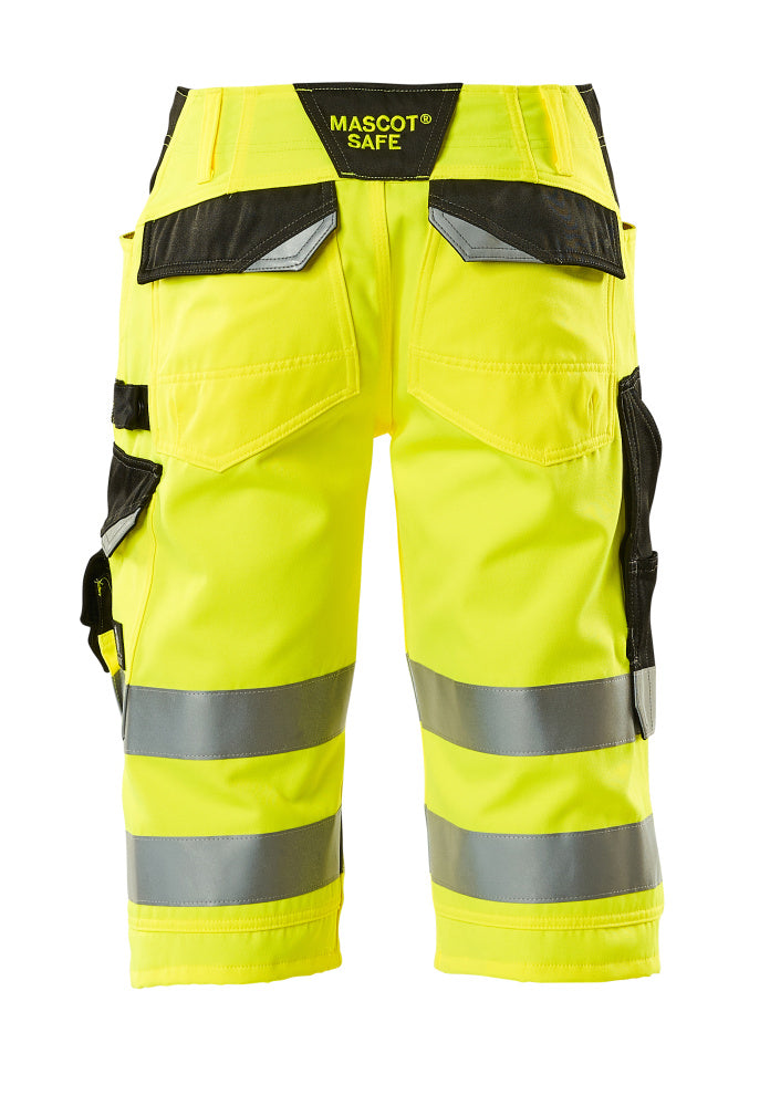 Mascot SAFE SUPREME  Luton Shorts, long 15549 hi-vis yellow/black