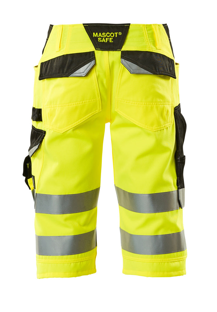 Mascot SAFE SUPREME Luton Shorts, long 15549 hi-vis yellow/black
