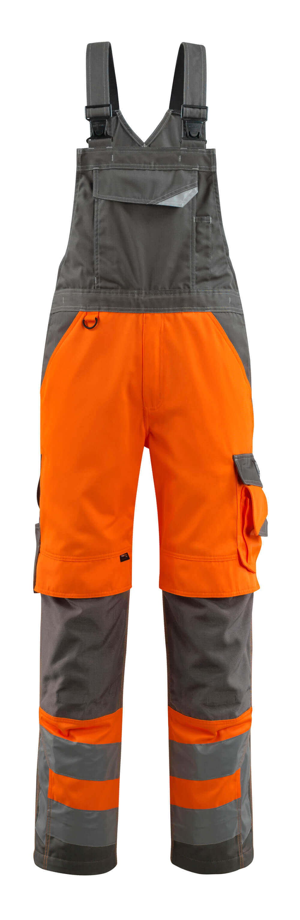 Mascot SAFE SUPREME Newcastle Bib & Brace with kneepad pockets 15569 hi-vis orange/dark anthracite