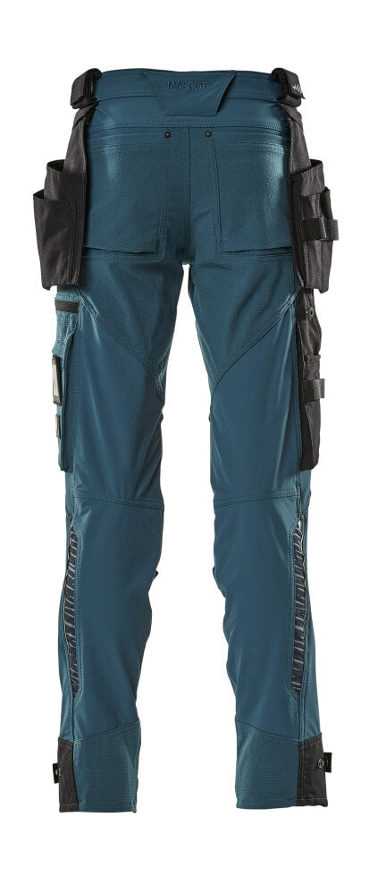 Mascot ADVANCED  Trousers with holster pockets 17031 dark petroleum