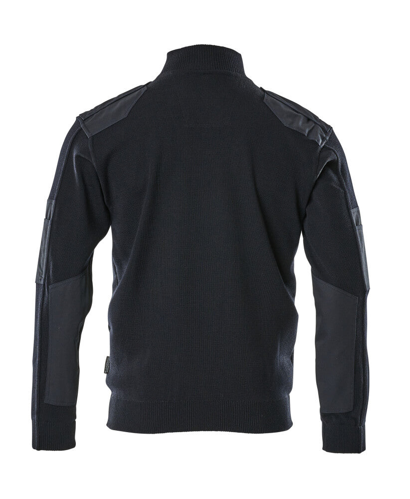 Mascot FRONTLINE Nanterre Knitted Jumper with half zip 17205 dark navy