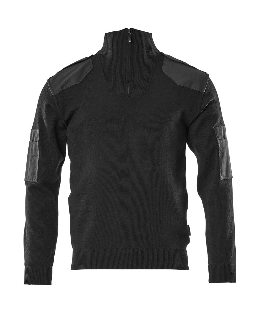Mascot FRONTLINE Nanterre Knitted Jumper with half zip 17205 black