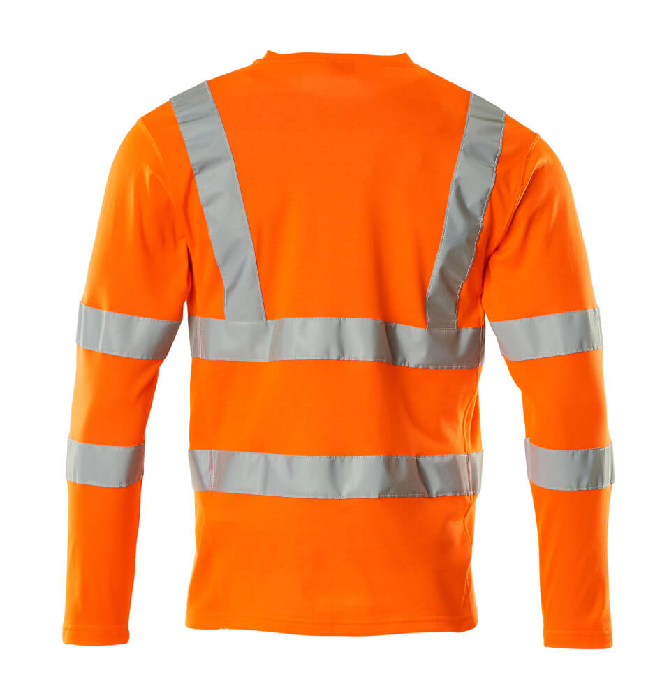 Mascot SAFE CLASSIC  T-shirt, long-sleeved 18281 hi-vis orange