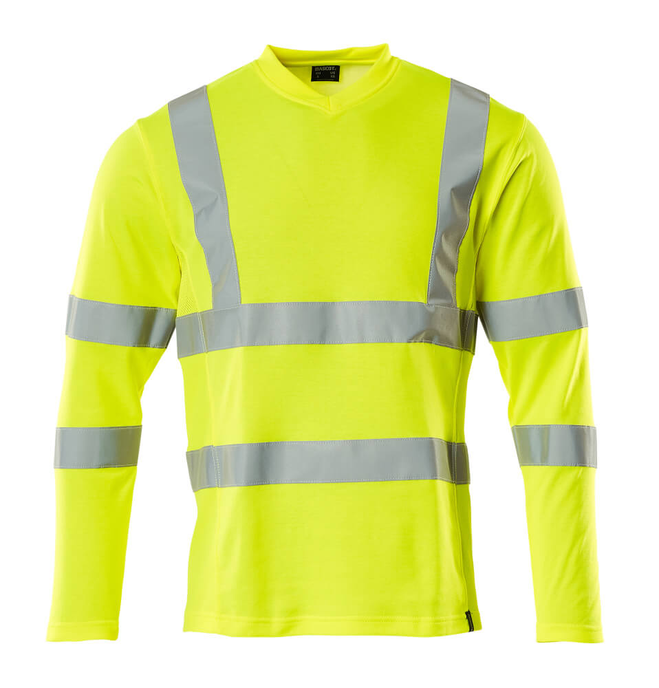 Mascot SAFE CLASSIC  T-shirt, long-sleeved 18281 hi-vis yellow