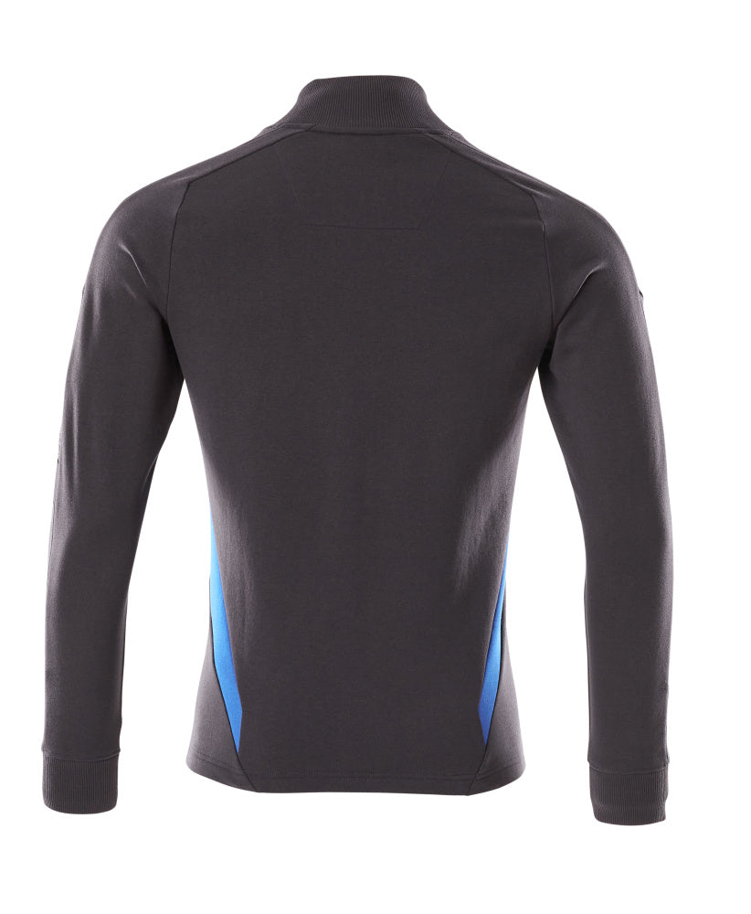 Mascot ACCELERATE  Sweatshirt with zipper 18484 dark navy/azure blue