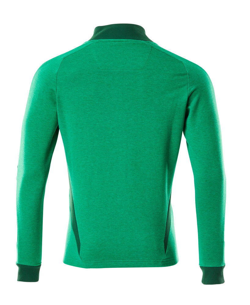 Mascot ACCELERATE  Sweatshirt with zipper 18484 grass green/green