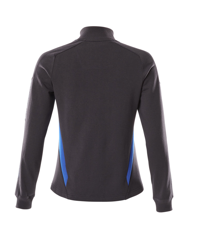 Mascot ACCELERATE  Sweatshirt with zipper 18494 dark navy/azure blue
