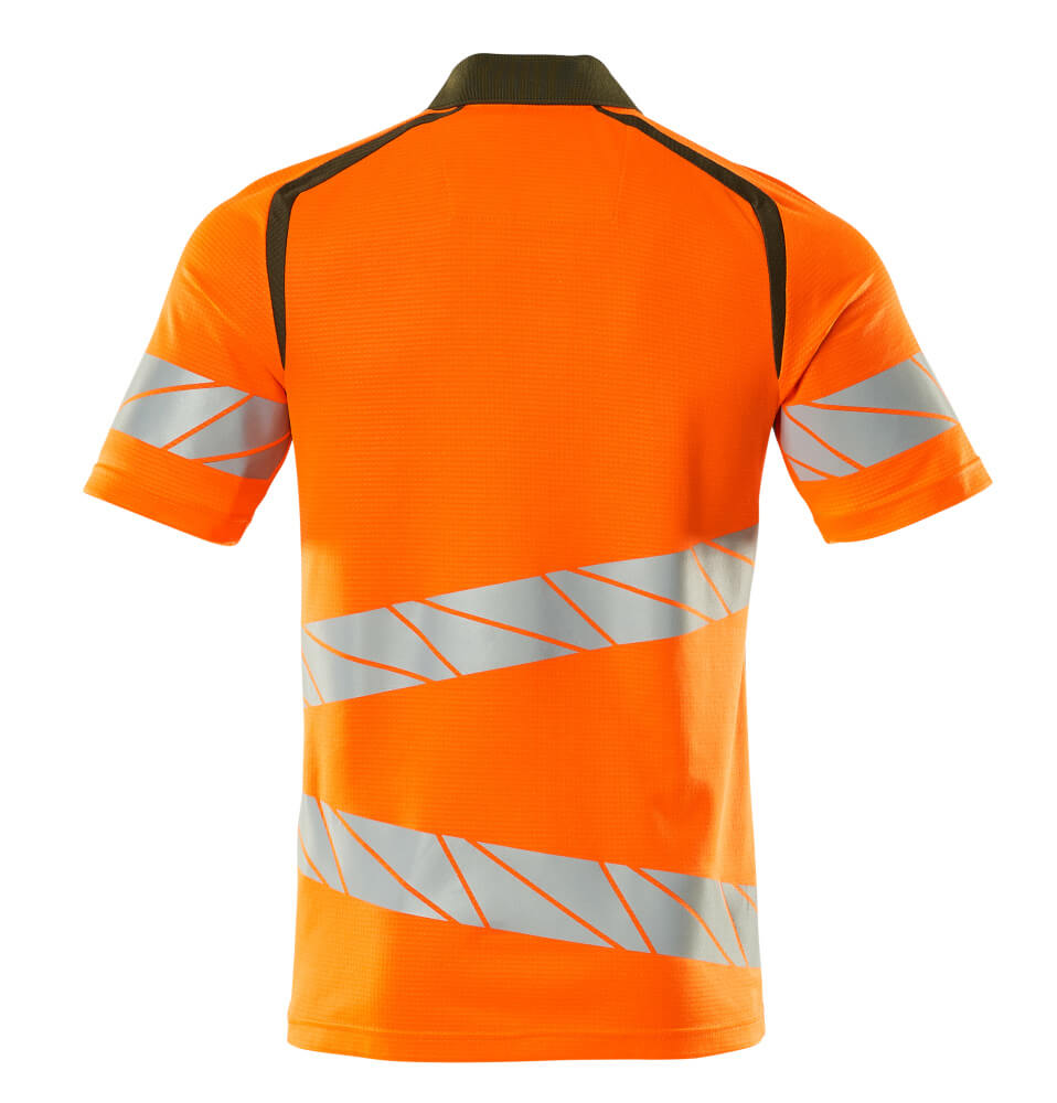 Mascot ACCELERATE SAFE Polo shirt 19083 hi-vis orange/moss green