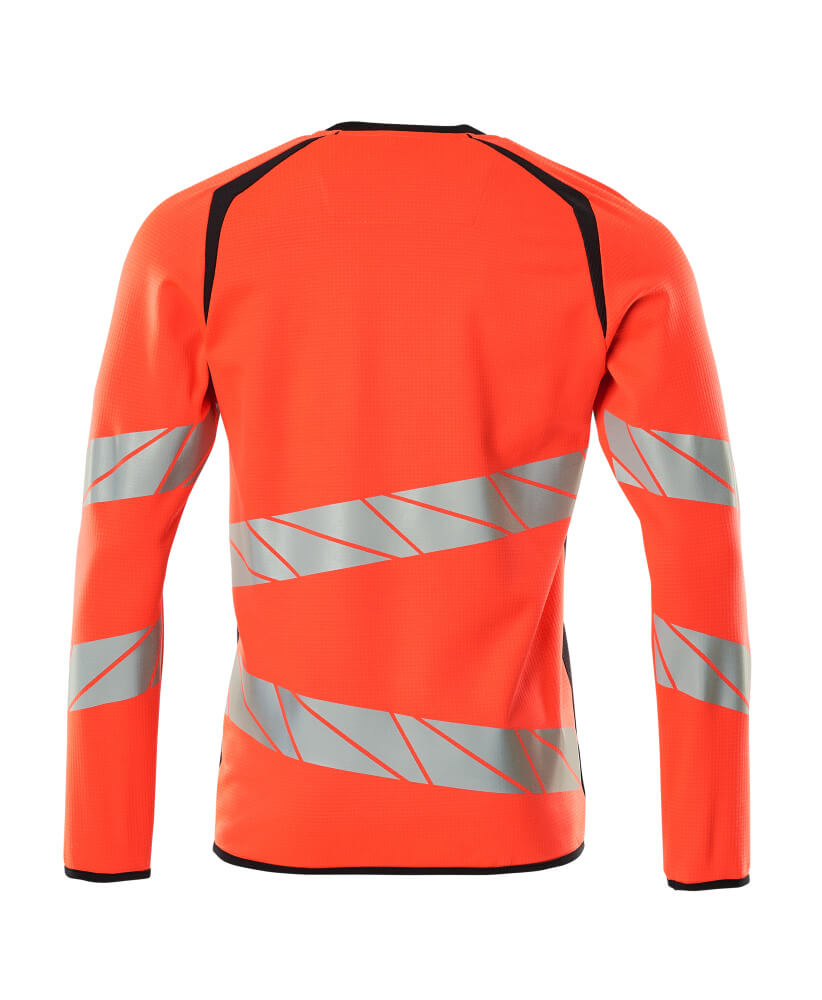 Mascot ACCELERATE SAFE Sweatshirt 19084 hi-vis red/dark navy