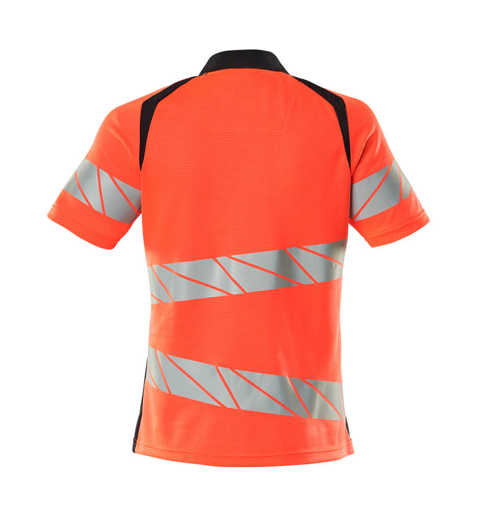 Mascot ACCELERATE SAFE Polo shirt 19093 hi-vis red/dark navy