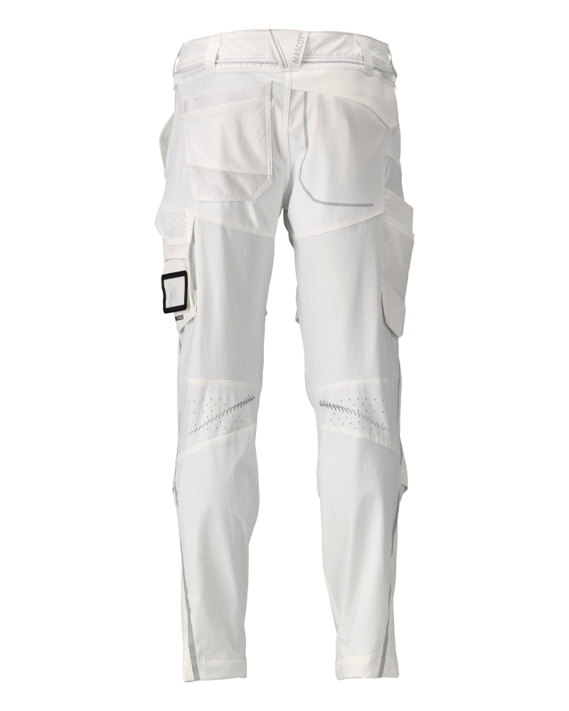 Mascotte PERSONNALISÉE Pantalon avec poches genouillères 22079 blanc