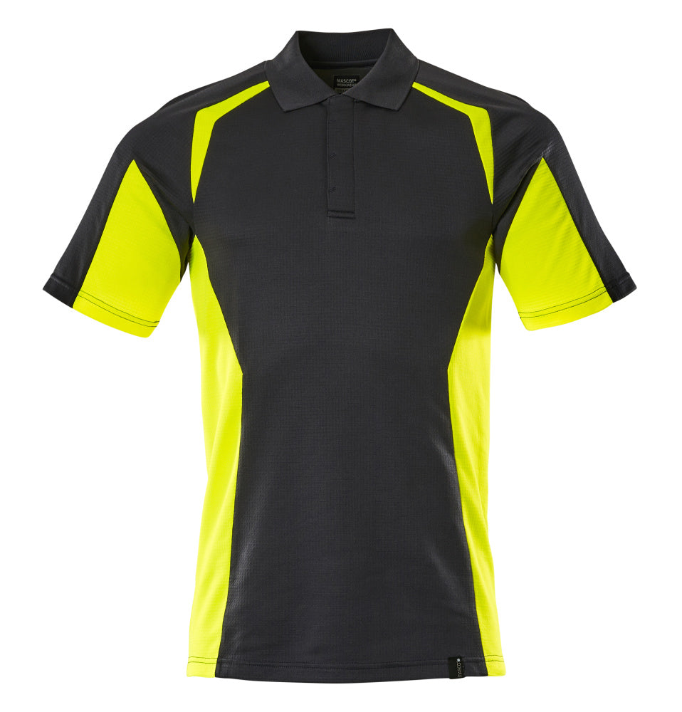 Mascot ACCELERATE SAFE Polo shirt 22083 black/hi-vis yellow