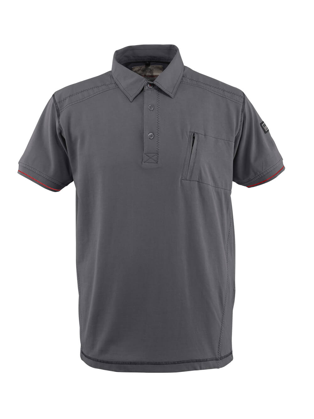 Mascot FRONTLINE Kreta Polo Shirt with chest pocket 50351 light anthracite