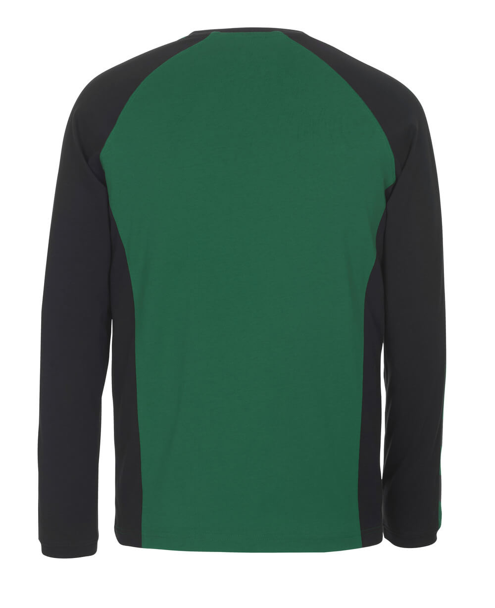 Mascot UNIQUE Bielefeld T-shirt, long-sleeved 50568 green/black