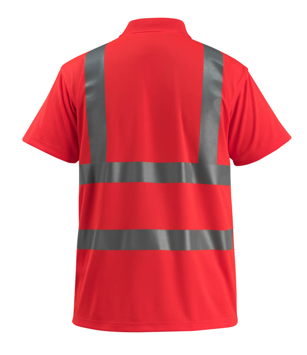 Mascot SAFE LIGHT Bowen Polo shirt 50593 hi-vis red
