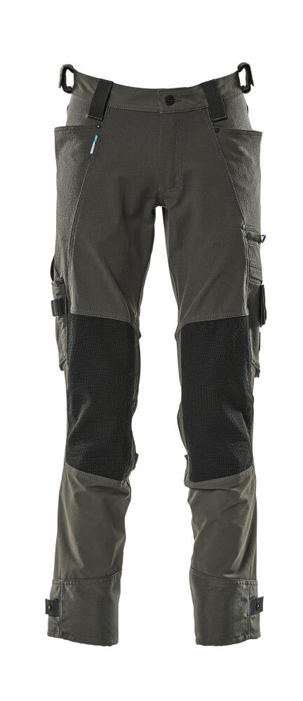 Mascot ADVANCED  Trousers with kneepad pockets 17079 dark anthracite