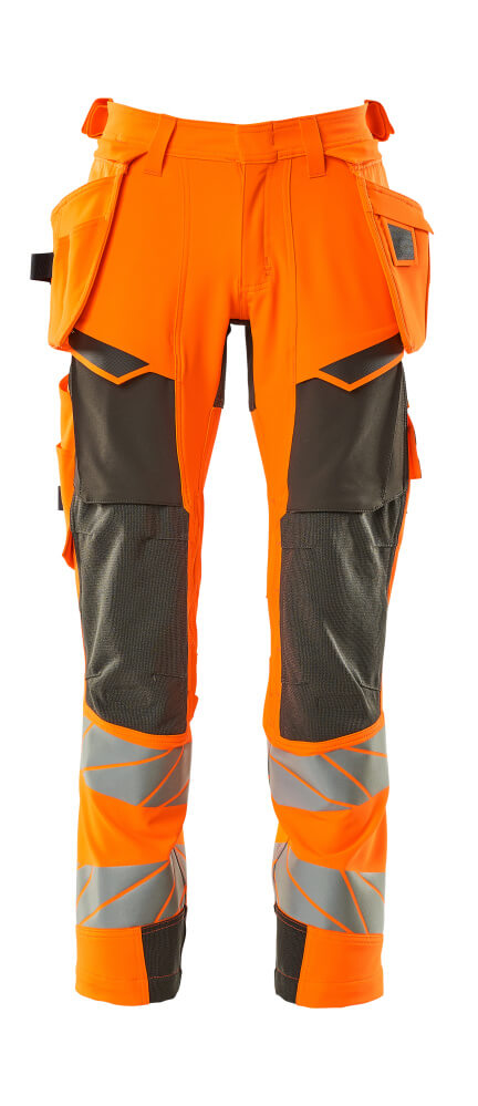 Mascot ACCELERATE SAFE  Trousers with holster pockets 19031 hi-vis orange/dark anthracite