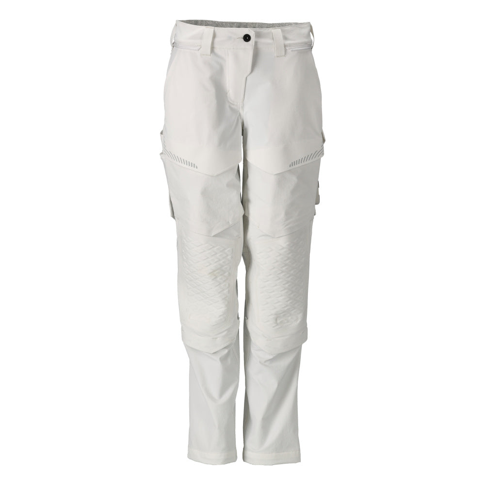 Mascotte PERSONNALISÉE Pantalon avec poches genouillères 22078 blanc