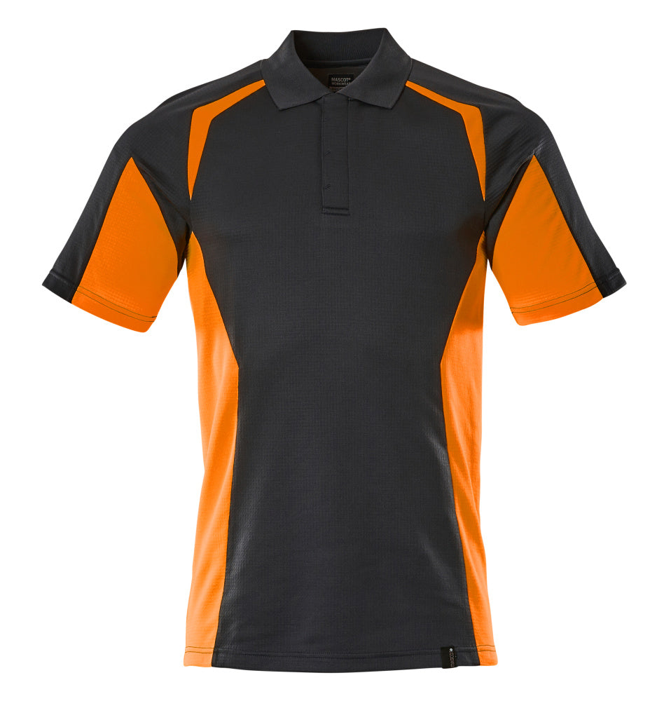Mascot ACCELERATE SAFE Polo shirt 22083 dark navy/hi-vis orange