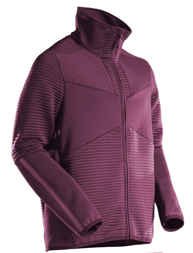 Mascot CUSTOMIZED Fleece Jumper with zipper 22503 bordeaux