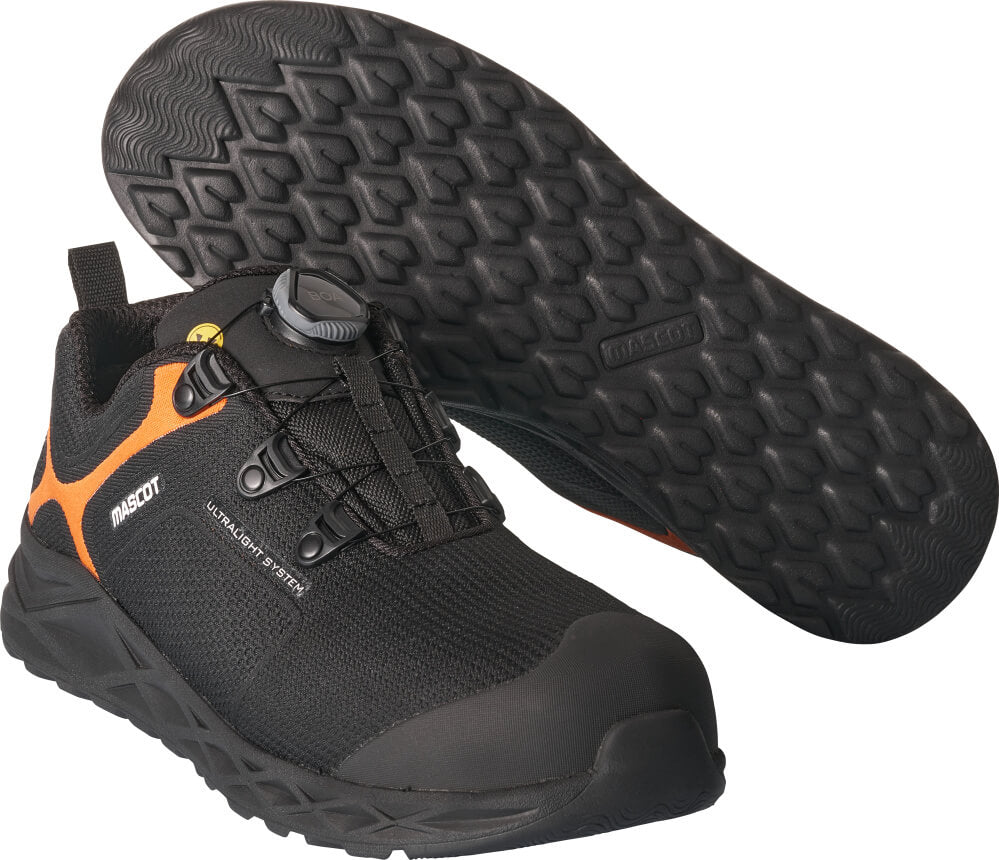 Mascot FOOTWEAR CARBON  Safety Shoe F0270 black/hi-vis orange
