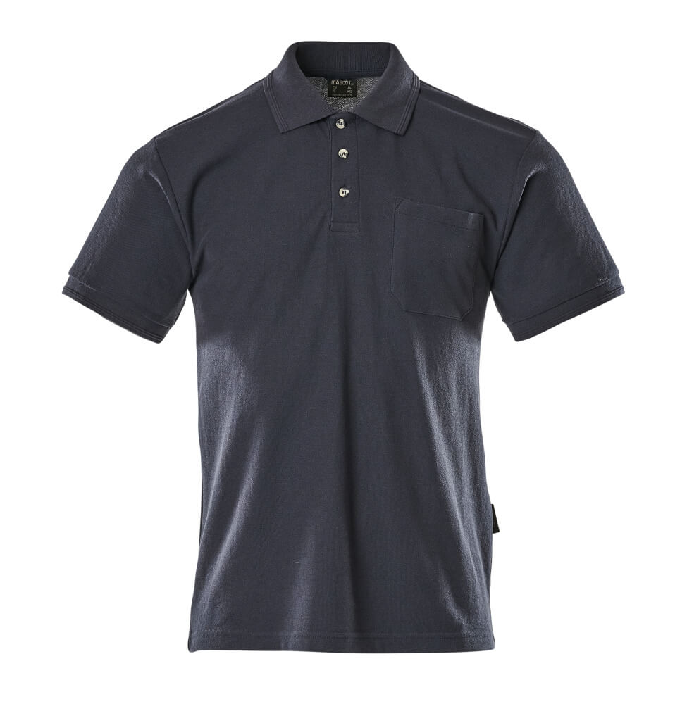 Mascot CROSSOVER  Borneo Polo Shirt with chest pocket 00783 navy