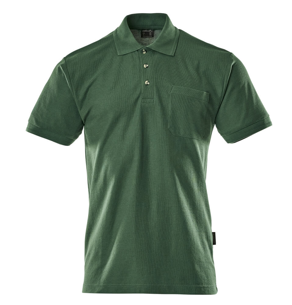Mascot CROSSOVER  Borneo Polo Shirt with chest pocket 00783 green