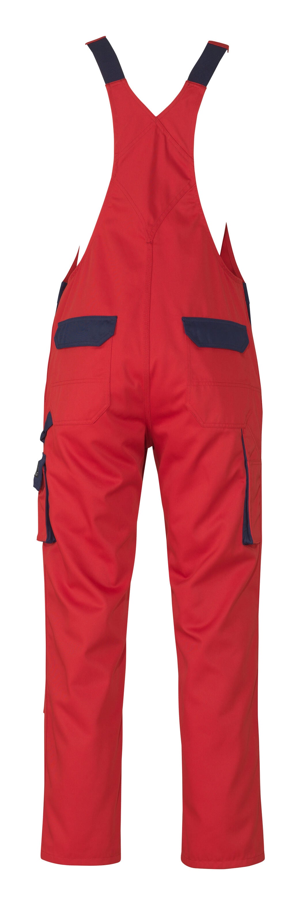 Mascot IMAGE  Milano Bib & Brace with kneepad pockets 00969 red/navy