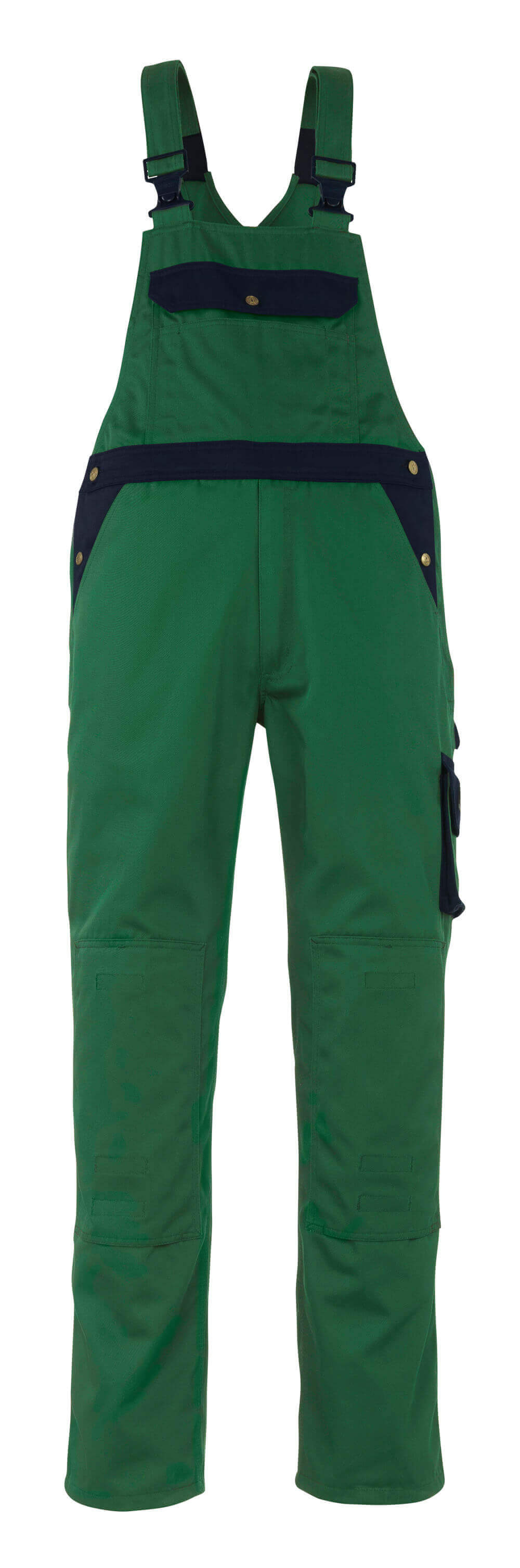 Mascot IMAGE  Milano Bib & Brace with kneepad pockets 00969 green/navy
