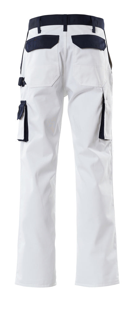 Mascot IMAGE Torino Pantalon avec poches genouillères 00979 blanc/marine