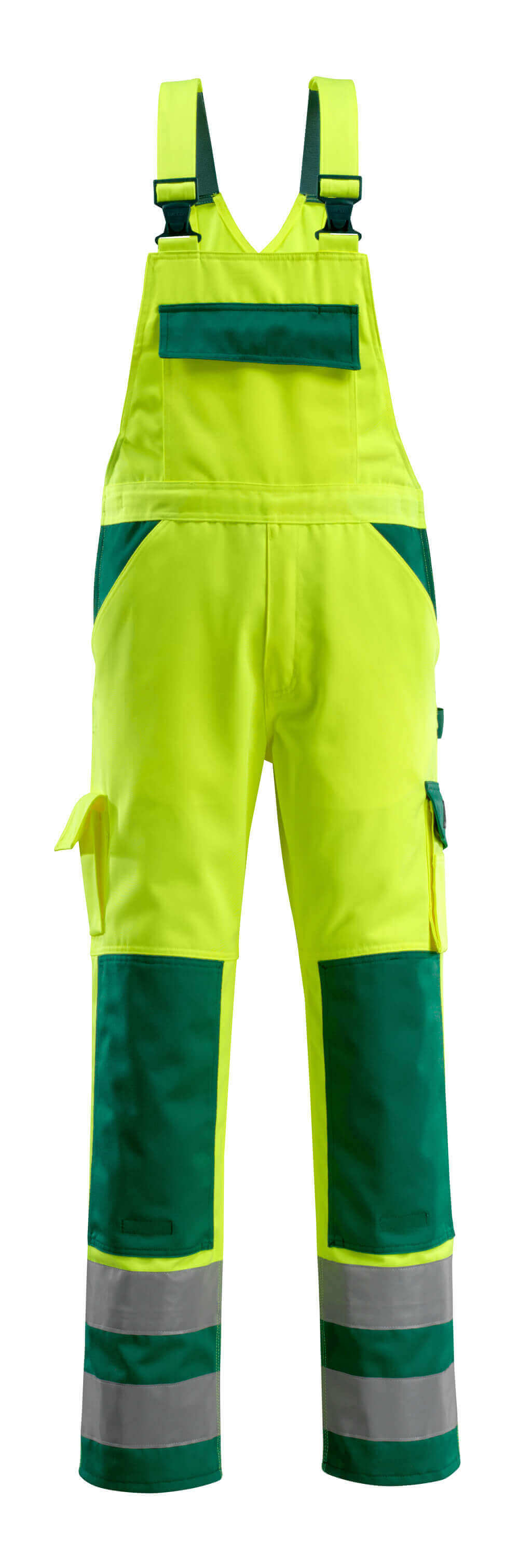 Mascot SAFE COMPETE  Barras Bib & Brace with kneepad pockets 07169 hi-vis yellow/green