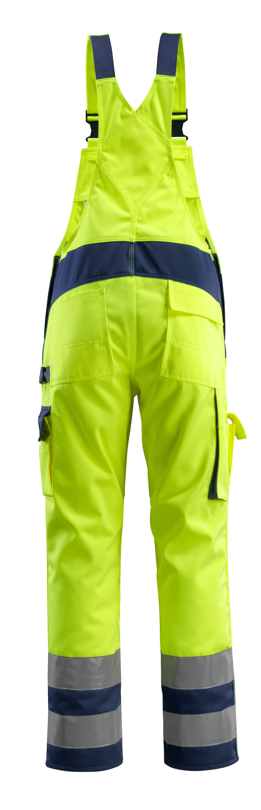 Mascot SAFE COMPETE  Barras Bib & Brace with kneepad pockets 07169 hi-vis yellow/navy