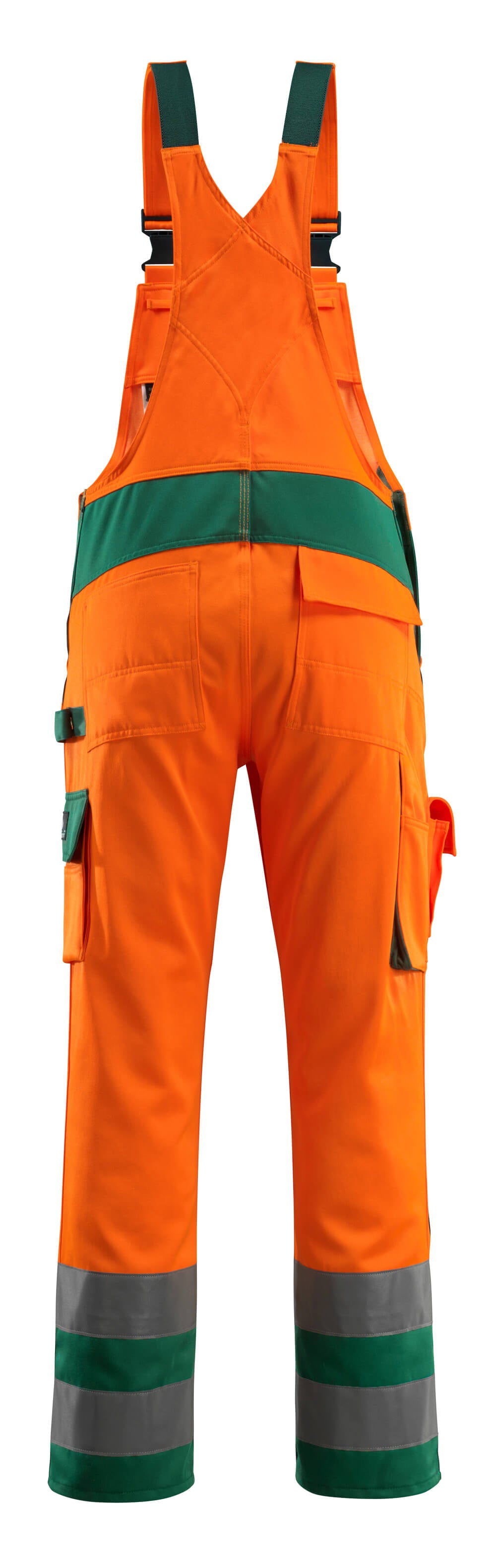 Mascot SAFE COMPETE  Barras Bib & Brace with kneepad pockets 07169 hi-vis orange/green
