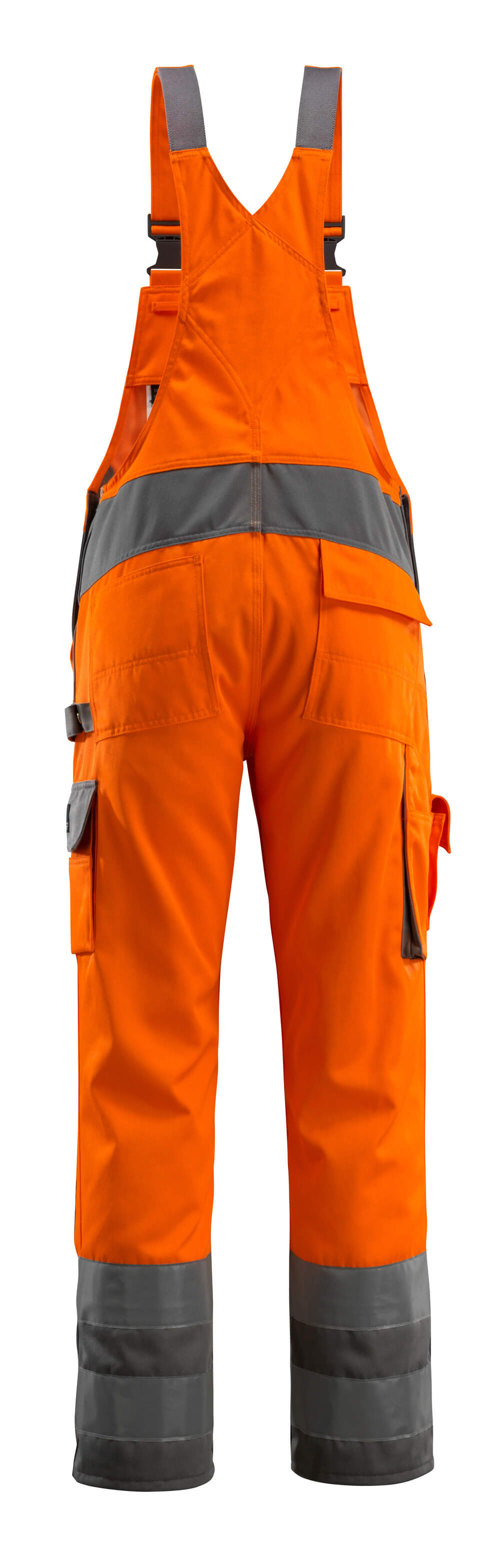 Mascot SAFE COMPETE  Barras Bib & Brace with kneepad pockets 07169 hi-vis orange/anthracite