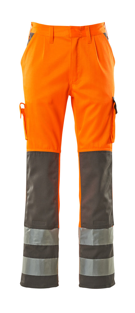 Mascot SAFE COMPETE Olinda Pantalon avec poches genouillères 07179 orange haute visibilité/anthracite