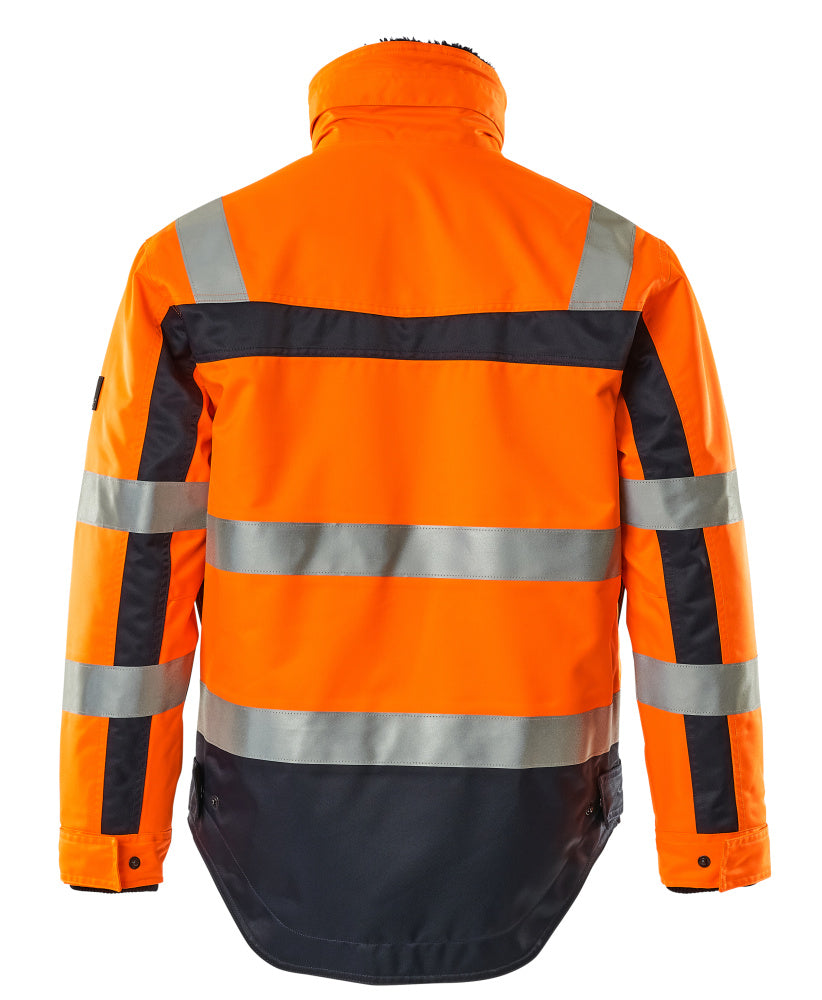 Mascot SAFE COMPETE  Teresina Winter Jacket 07223 hi-vis orange/navy