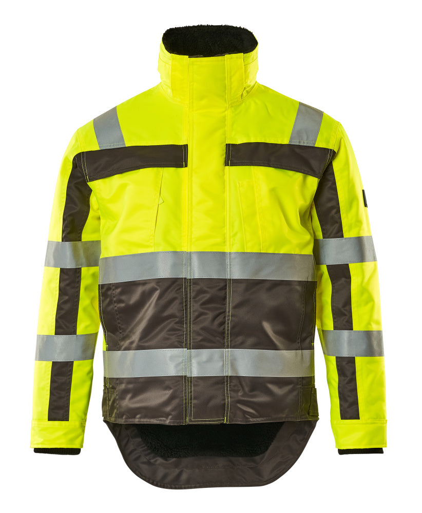 Mascot SAFE COMPETE  Teresina Winter Jacket 07223 hi-vis yellow/anthracite