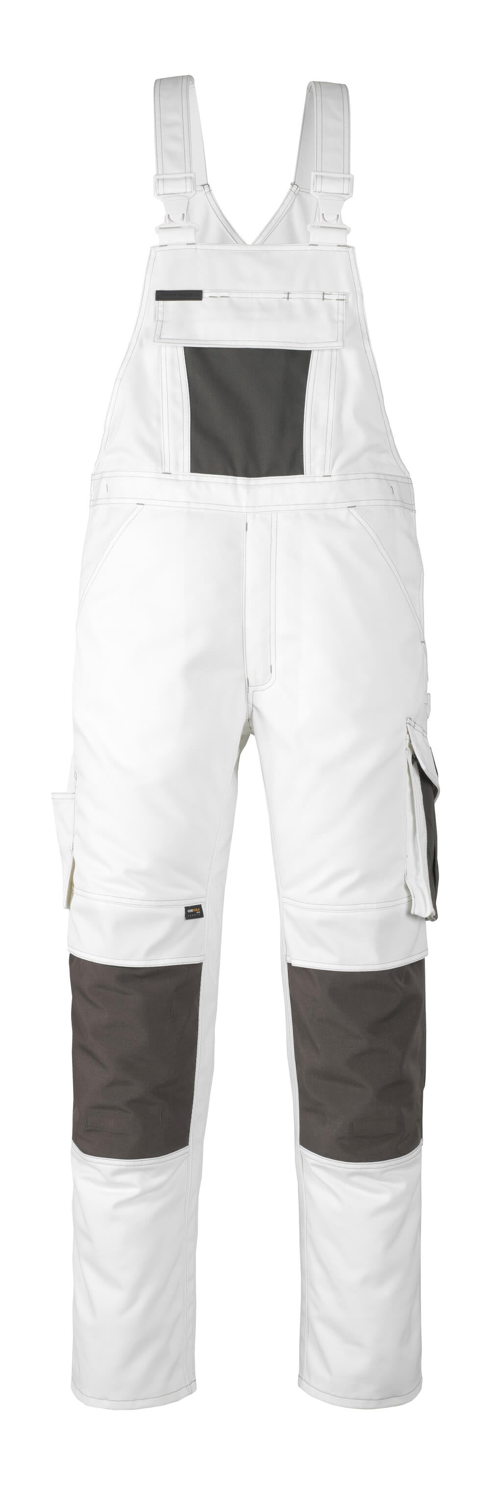 Mascot UNIQUE  Leipzig Bib & Brace with kneepad pockets 12069 white/dark anthracite