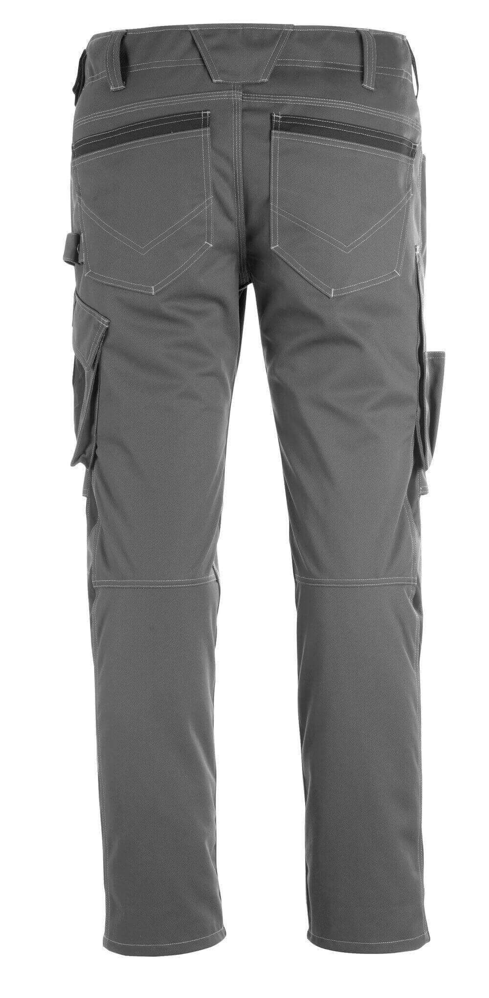 Mascot UNIQUE  Erlangen Trousers with kneepad pockets 12179 dark anthracite/black