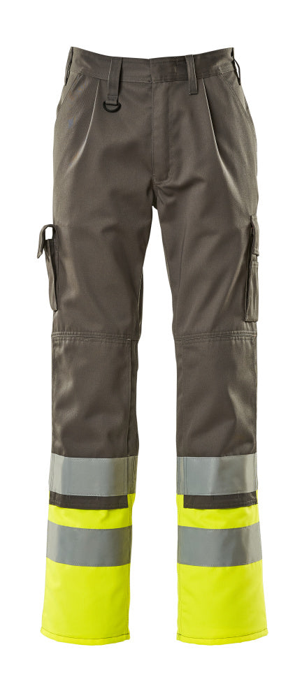 Mascot SAFE COMPETE  Patos Trousers with kneepad pockets 12379 anthracite/hi-vis yellow