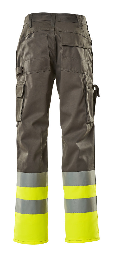 Mascot SAFE COMPETE  Patos Trousers with kneepad pockets 12379 anthracite/hi-vis yellow